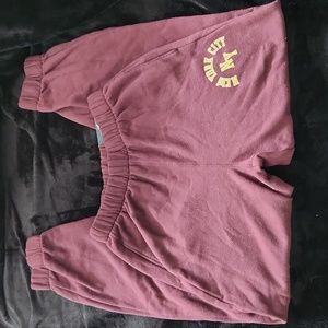 Maroon track pants. Hollister size XS